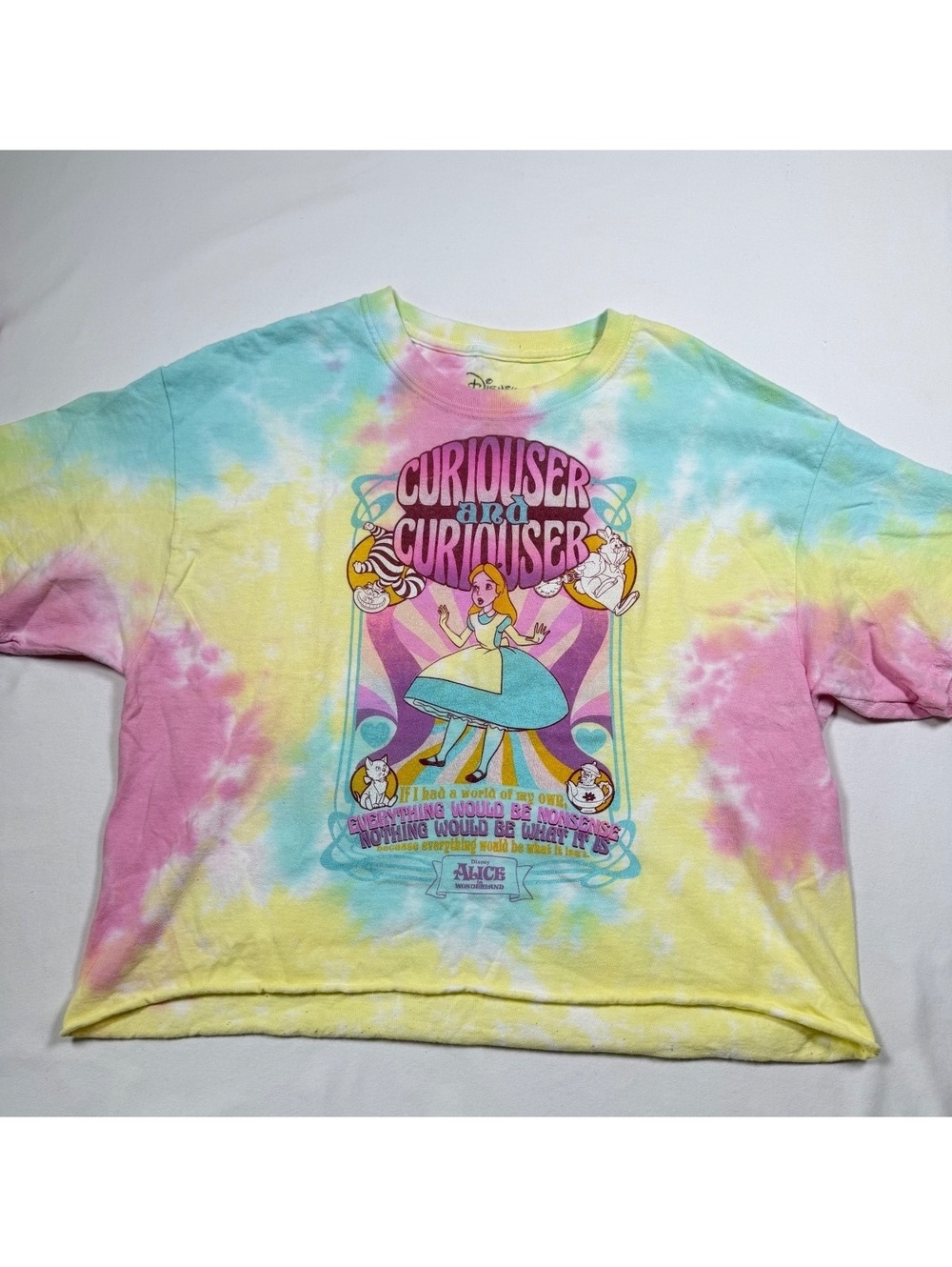 Disney Alice in Wonderland tie-dye T-shirt